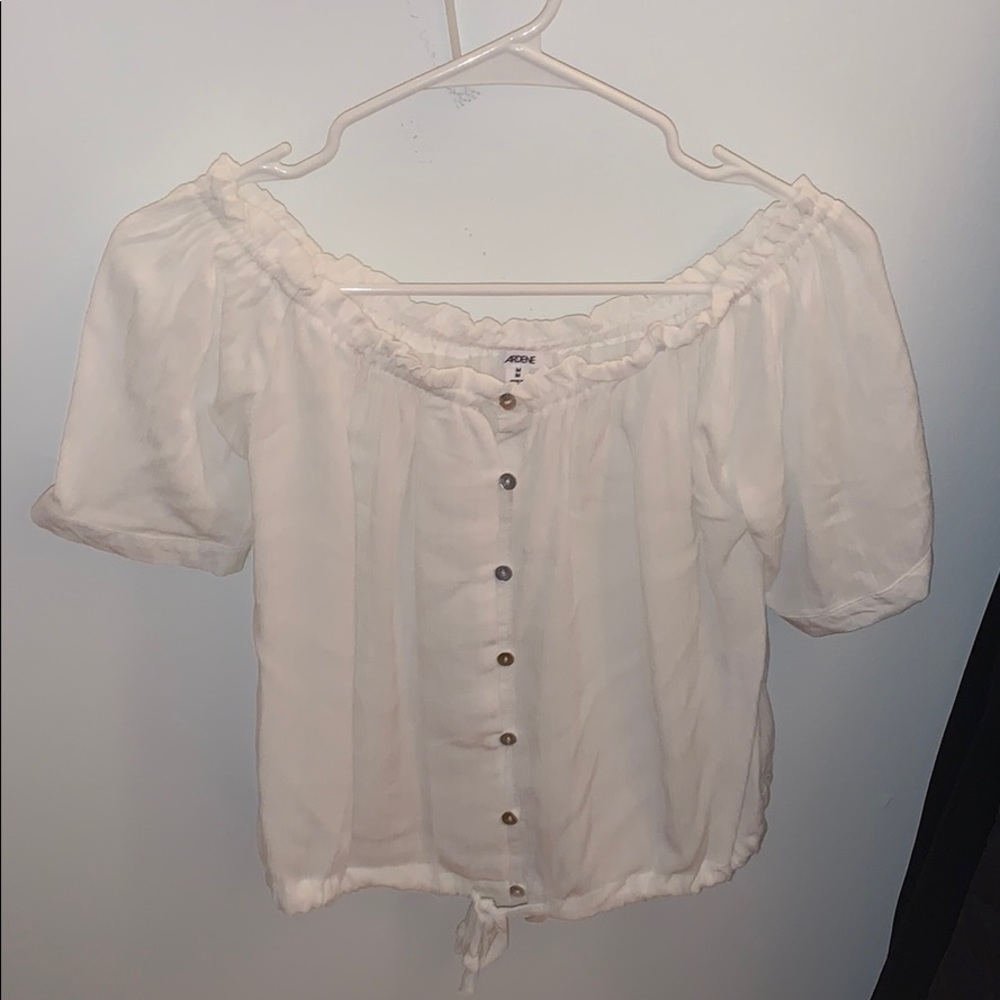 Off the shoulder T shirt